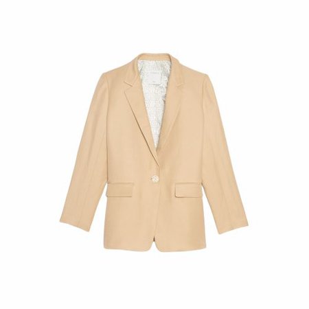 Sandro TAILORED JACKET WITH BUTTON FASTENING