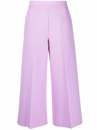 MSGM wide-leg cropped trousers