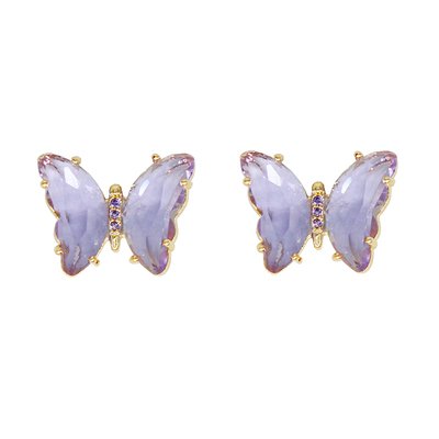 Fantasy Butterfly Crystal Necklace & Earrings · sugarplum · Online Store Powered by Storenvy
