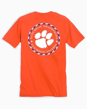 Clemson Apparel - Tigers Circle Short Sleeve T-Shirt | Southern Tide