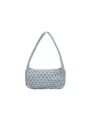 Shimmer crochet shoulder bag - Women's See all | Stradivarius United States