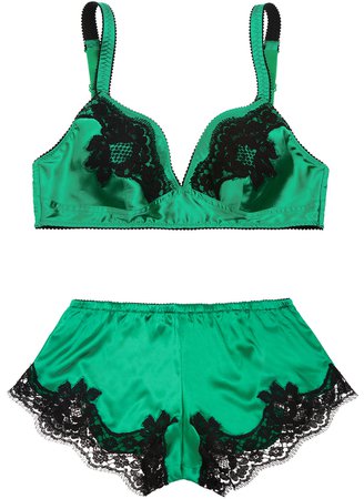 MARTY SIMONE • LUXURY LINGERIE - Dolce & Gabbana | Silk-blend satin set FW2015-16...