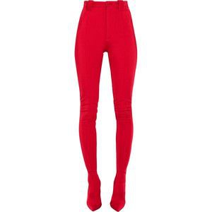 red boot pants