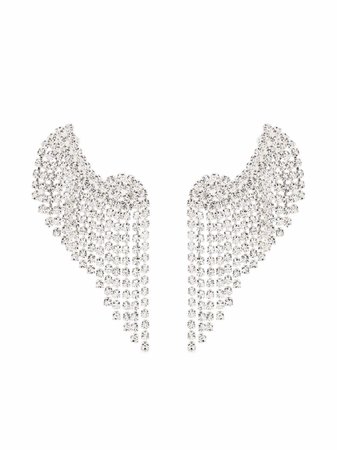 Magda Butrym crystal-embellished Tassel Earrings - Farfetch