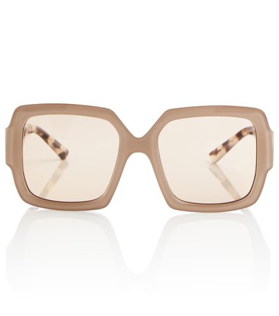 Prada - Monochrome square sunglasses | Mytheresa
