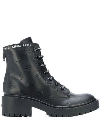 Kenzo lace-up Ankle Boots - Farfetch