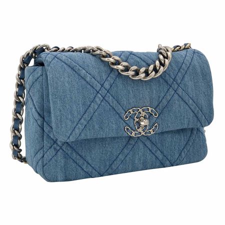 Chanel | Blue & Silver Denim Flap bag