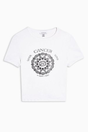 Horoscope Cancer T-Shirt | Topshop