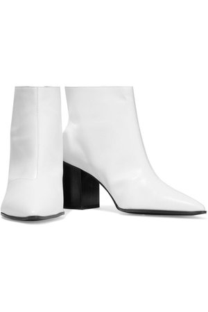 White Faux leather ankle boots | Sale up to 70% off | THE OUTNET | STELLA McCARTNEY | THE OUTNET