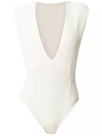 Haight v-neck Tricot Swimsuit - Farfetch