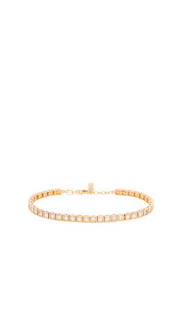 Natalie B Jewelry Le Tennis Bracelet in Gold | REVOLVE