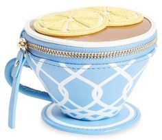 Kate Spade Women's 'tea cup' leather coin purse - Blue