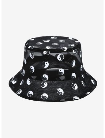 Yin-Yang Sheer Bucket Hat | Hot Topic