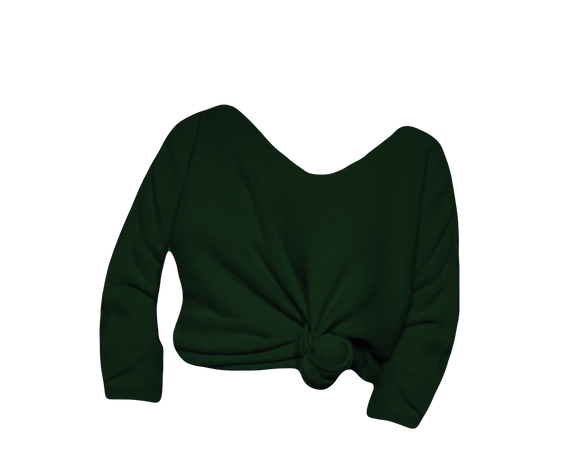 rebbie_irl’s forest green oversized sweater | joe fresh
