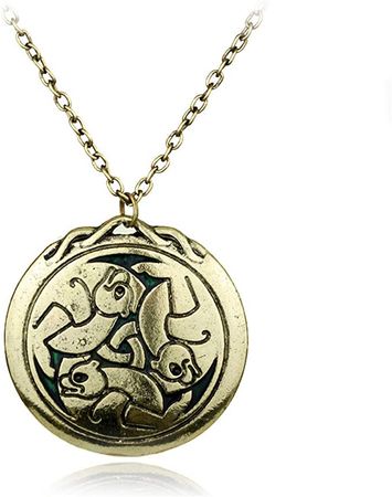 Amazon.com: Triple three bears necklace The Brave Merida inspired（2PCS) : Clothing, Shoes & Jewelry