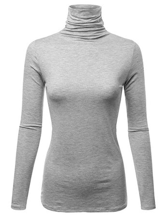 FASHIONOLIC Womens Premium Long Sleeve Turtleneck Lightweight Pullover Top Sweater (S-3X, Made in USA) at Amazon Women’s Clothing store