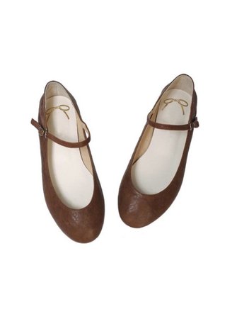 flats brown shoes