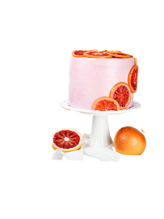 blood orange cake food