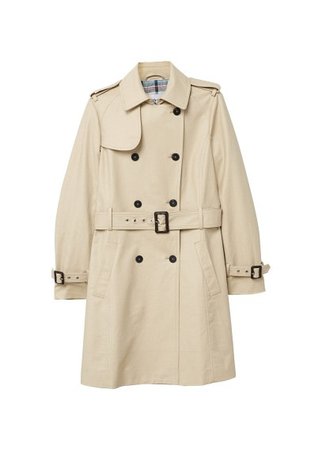 Zooey Deschanel Inspired Girly Trench Coat Look Outfit | ShopLook