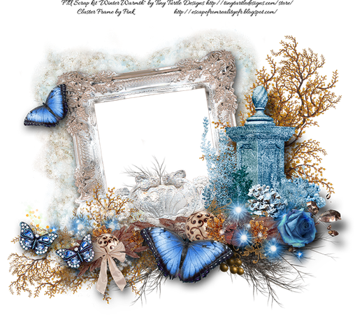 Picture Frames Winter cluster - warmth 700*620 transprent Png Free Download - Blue, Picture Frame, Picture Frames.