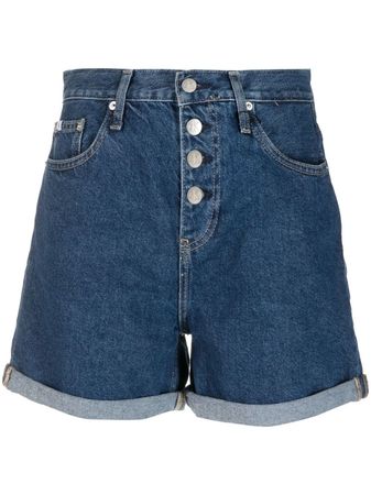 Calvin Klein Jeans high-waisted Denim Shorts - Farfetch