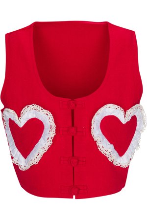 Valentine Boobs Linen Crop Tank – Fashion Brand Company