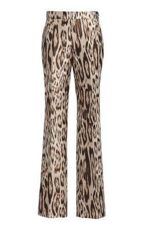 Ocelot Jacquard Slim Pants By Giambattista Valli | Moda Operandi