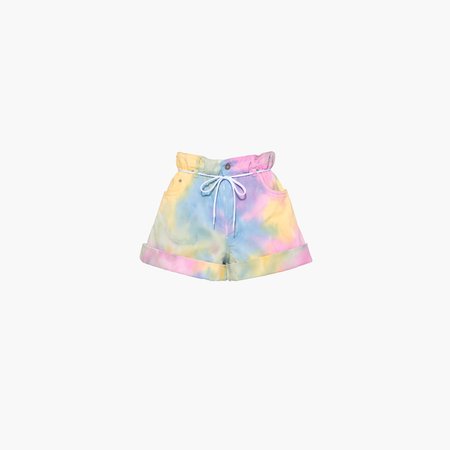 Multicolored denim shorts Multicolored | Miu Miu