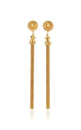 Pomponxxl 22k Gold-Plated Earrings By Sylvia Toledano | Moda Operandi