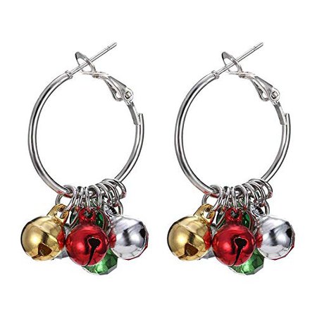 Christmas Bell Earrings - Hypoallergenic Christmas Jewelry Gift for Women Girls Cute Festive Earring Including Red Green - (Metal Color: Multi): Amazon.ca: Home & Kitchen