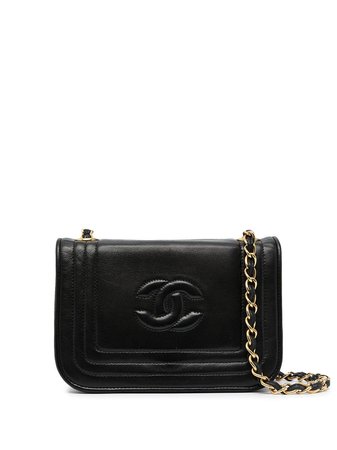 Chanel Pre-Owned 1985-1993 CC logo-embossed Shoulder Bag - Farfetch