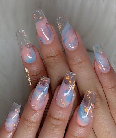 Summer Acrylic nail design
