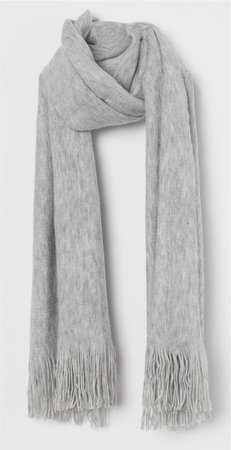 grey shawl H&M