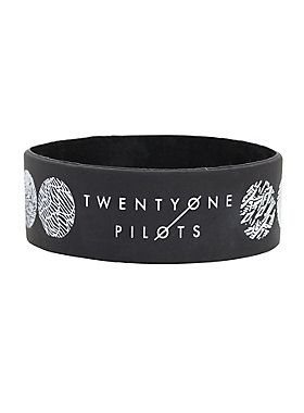 Twenty One Pilots "Blurryface" Rubber Silicone Band Merch Bracelet