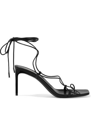 Saint Laurent | Paris Minimalist leather sandals | NET-A-PORTER.COM