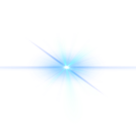 blue light beam