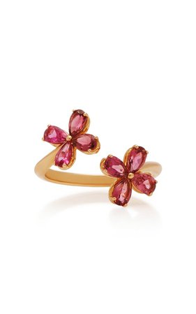 Plima Lilly 18K Rose Gold And Tourmaline Ring by Misahara | Moda Operandi