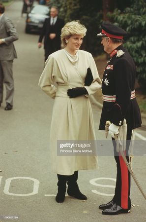 Diana, Princess of Wales visits Wokingham in Berkshire, England,... News Photo - Getty Images