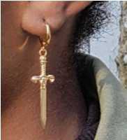 dagger earring