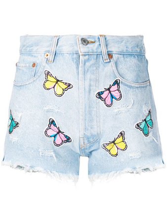 Forte Dei Marmi Couture butterfly denim shorts $229 - Buy Online - Mobile Friendly, Fast Delivery, Price
