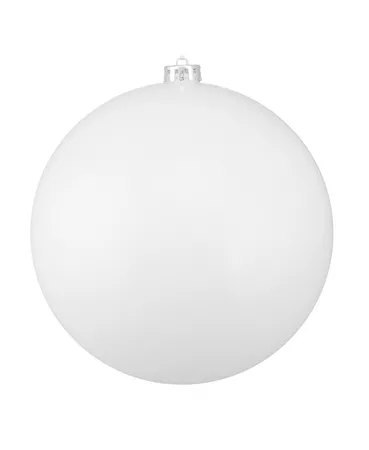 Northlight Winter White Shatterproof Shiny Christmas Ball Ornament 8" 200mm