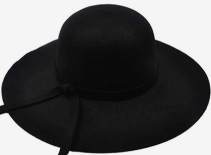 vintage dior black hat