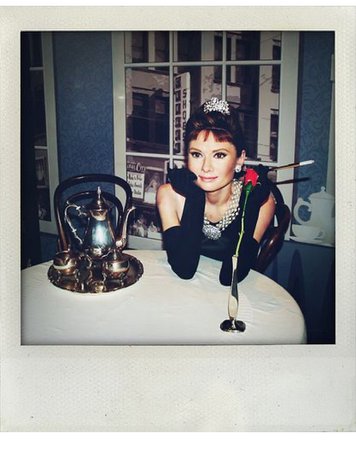 Audrey Hepburn Polaroid