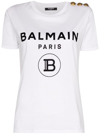 Balmain logo-print T-shirt