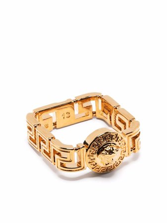 Versace Greca-detail Ring - Farfetch