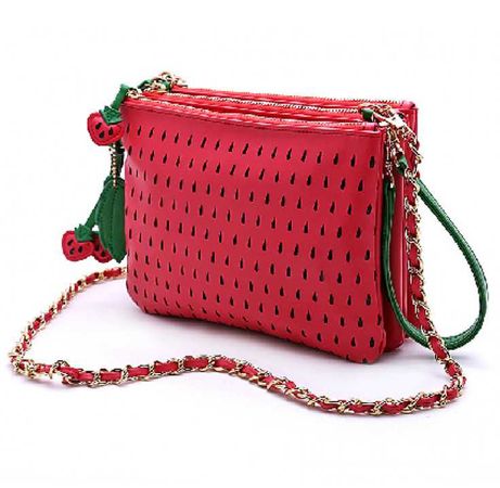 strawberry purse handbag