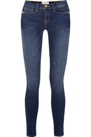 Current/Elliott | The Vintage cropped distressed high-rise slim-leg jeans | NET-A-PORTER.COM