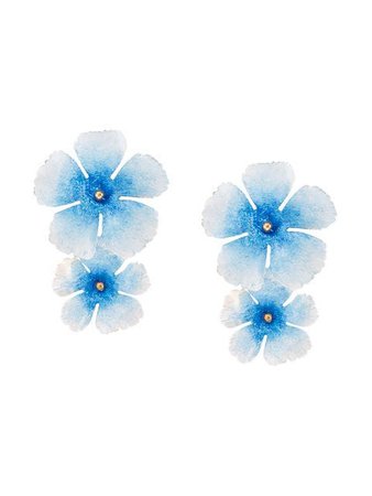 Jennifer Behr big flower earrings