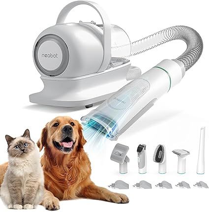 Amazon.com: neabot Neakasa P1 Pro Pet Grooming Kit & Vacuum Suction 99% Pet Hair, Professional Clippers with 5 Proven Grooming Tools for Dogs Cats and Other Animals : Pet Supplies