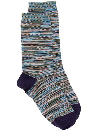 Missoni Striped Knit Socks - Farfetch
